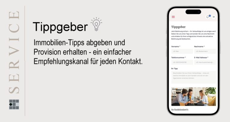 Kundenportal / Tippgeber Kundenportal / Tippgeber