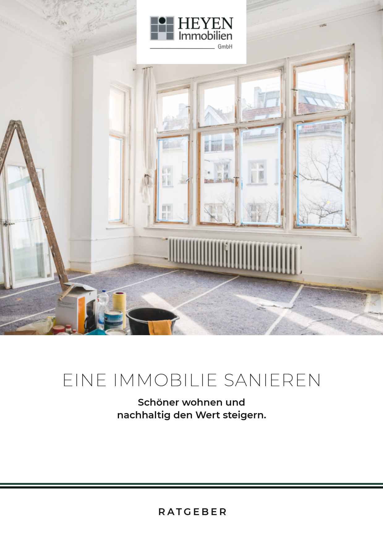 Eine Immobilie sanieren Ratgeber "Eine Immobilie sanieren"