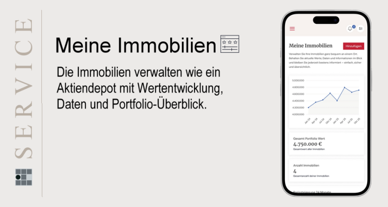 Kundenportal / Meine Immobilien Kundenportal / Meine Immobilien